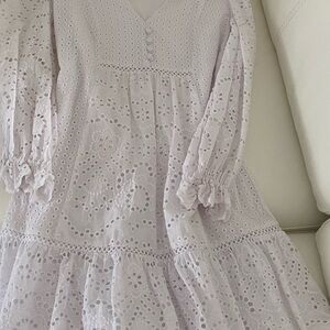 Elegant Eyelet Lace Dress